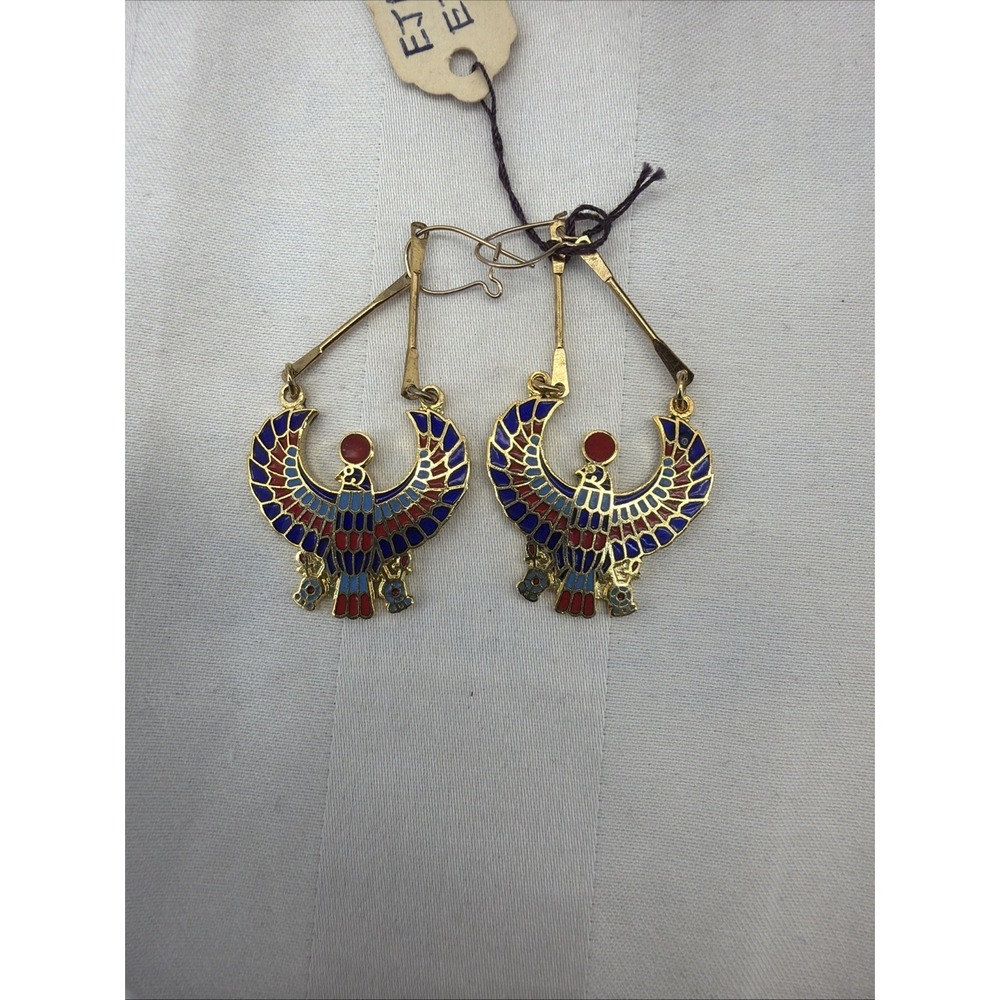 Amscan Egyptian-style falcon earrings